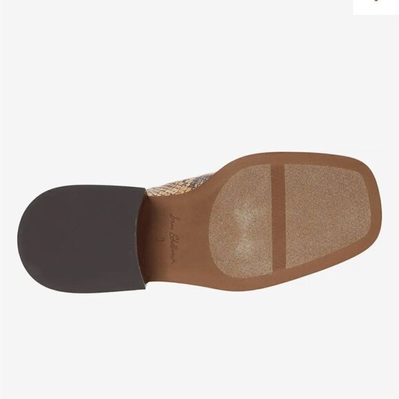 Sam Edelman Dasha Chelsea Leather Snake Print Boots Elastic Sides, 6.5 NWOB - Picture 3 of 12